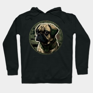 Puggle Camouflage Motif Hoodie